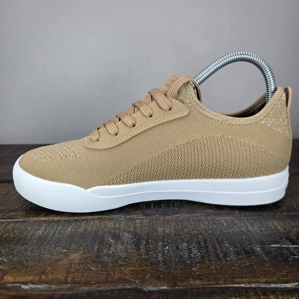 Vessi Weekend 1.5 Sneaker Womens Size 8 Waterproof Shoes Oak Brown White